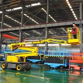 高品質の 80 フィート関節式ブームリフト